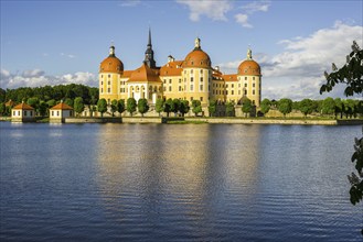 Moritzburg Castle, municipality of Moritzburg near Dresden, Saxony, Germany, Europe