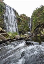 Waterfall and river, Lisbon Falls, long exposure, near Graskop, Mpumalanga, South Africa, Africa