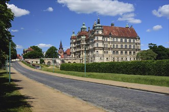 Europe, Germany, Mecklenburg-Western Pomerania, Güstrow, Güstrow Castle, built in the 16th century,