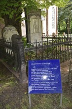 Europe, Germany, Hanseatic City of Hamburg, Altona district, Cemetery at the Christianskirche,