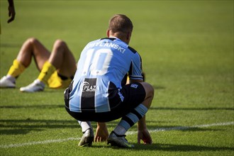 Football 3rd division, season 2024/25, matchday 4: Waldhof Mannheim against 1. FC Saarbrücken.