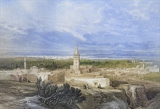 Damascus, engraved by J.H. Kernot after a drawing by W. Telbin from a sketch by A. Campbell From