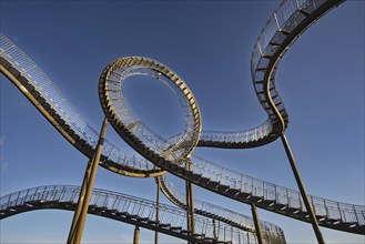 Landmark Tiger & Turtle Magic Mountain by Heike Mutter and Ulrich Genth, walk-in sculpture in the