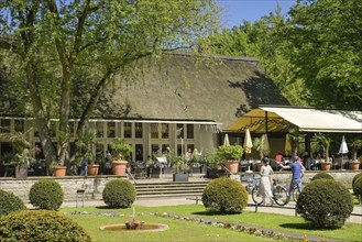 Restaurant and beer garden, teahouse, English Garden, park, Großer Tiergarten, Tiergarten, Mitte,