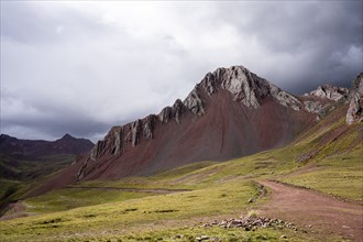 Pallay Punchu Rainbowmountain, Layo, Peru, South America