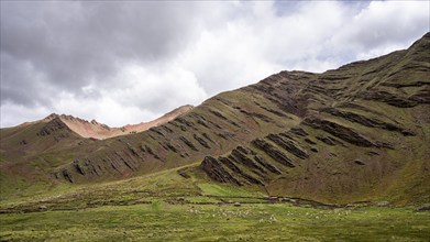 Pallay Punchu Rainbowmountain, Layo, Peru, South America