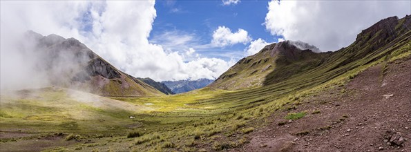 Pallay Punchu Rainbowmountain, Layo, Peru, South America