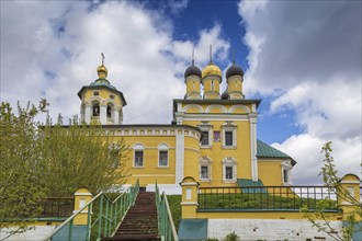 Nicholas Embankment orthodox church in Murom, Russia, Europe