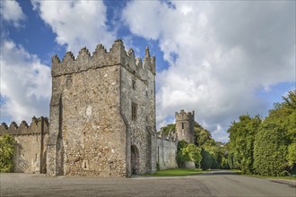 Howth Castle has its origins in medieval times, Ireland, Europe