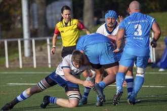 09.11.2024, Rugby 1st Bundesliga South/West, Season 2024/25, Matchday 7: TSV Handschuhsheim vs