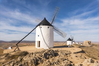 Don Quixote Windmills in Consuegra, Toledo, Spain, Europe