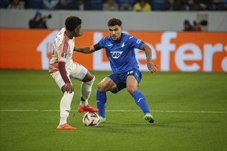 Football UEFA Europa League, 2024/25 season, matchday 4: TSG Hoffenheim v Olympique Lyon