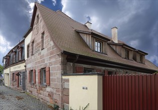 Former Voitenhaus, administrator's house, around 16th century, Ziegenstraße 20,