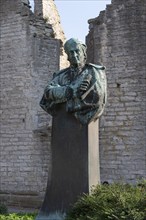 Monument to Christopher Polhem, Swedish scientist, inventor and industrialist, by sculptor Theodor