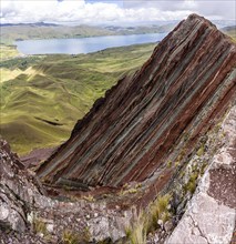 Pallay Punchu Rainbowmountain, Layo, Peru, South America