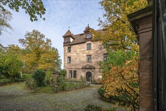 Linksches Schloss, Cnopfschenschloss, mentioned around 1517, rebuilt and renovated between 1878 and