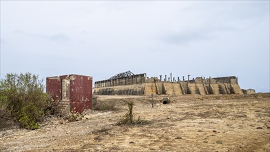 Remains of a salt factory, Mar Rosado, Galerazamba, Bolivar, Colombia, South America