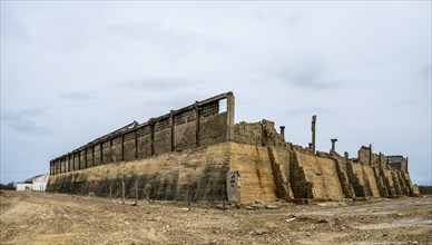 Remains of a salt factory, Mar Rosado, Galerazamba, Bolivar, Colombia, South America