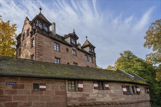 Linksches Schloss, Cnopfschenschloss, mentioned around 1517, rebuilt and renovated between 1878 and