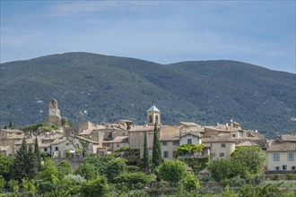 View of Lourmarin, Luberon, Vaucluse, France, Europe