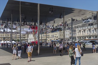 L'Ombriere by Norman Foster, Old Harbour, Marseille, Provence-Alpes-Cote d'Azur, France, Europe