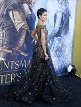 Halsey at the Los Angeles premiere of 'The Huntsman: Winter's War' held at the Regency Village