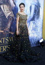 Halsey at the Los Angeles premiere of 'The Huntsman: Winter's War' held at the Regency Village