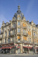 Old building, Wilhelmstraße, Wiesbaden, Hesse, Germany, Europe