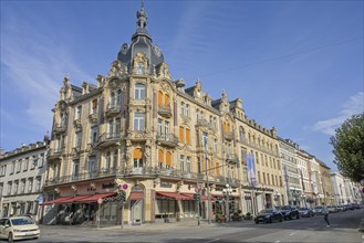 Old building, Wilhelmstraße, Wiesbaden, Hesse, Germany, Europe