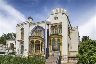 Palace of the Emir of Bukhara in Zheleznovodsk park, Russia, Europe