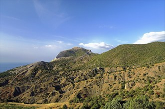 A typical landscape in the Crimean mountains