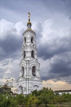 Bell tower in Nikolo-Berlyukovsky Monastery, Russia, Europe