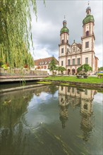 St Maurice abbey church in Ebersmunster in Alsace. France