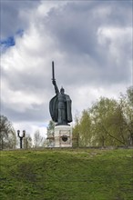 Monument to Ilya Muromets in Murom city, Russia, Europe