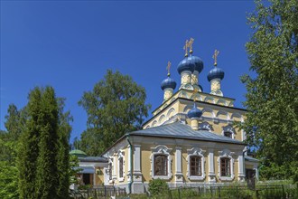 Church of the Assumption of the Blessed Virgin on the shore of Lake Seliger, Ostashkov, Russia,