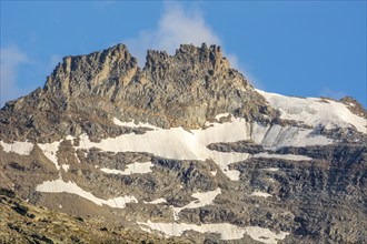 Rocky mountains in the Italian Alps in the Grand Paradis national park