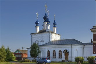 Church of the Intercession of the Holy Mother of God in Yuryev-Polsky city, Russia, Europe