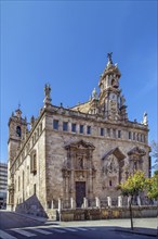 Church Santos Juanes, Valencia, Spain. Rear (apse) facade