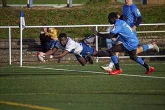 09.11.2024, Rugby 1st Bundesliga South/West, Season 2024/25, Matchday 7: TSV Handschuhsheim vs