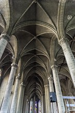 Lille, France, September 1, 2018: Side nave in Saint-Maurice Church, Lille, France, Europe