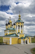 Nicholas Embankment orthodox church in Murom, Russia, Europe