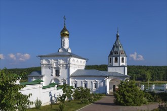 Assumption Kosmin Monastery in Nebyloye village, Russia. Assumption Cathedral