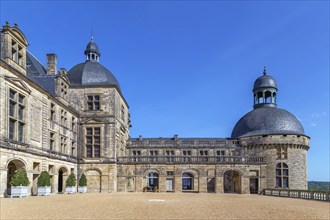 Chateau de Hautefort is French castle in Dordogne, France, Europe