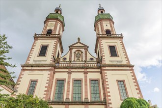 St Maurice abbey church in Ebersmunster in Alsace. France