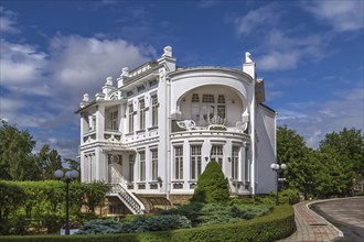 Historical building on the territory of the sanatorium in Kislovodsk, Russia, Europe