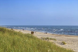 Landscape with Baltic Sea coast, Palanga, lithuania