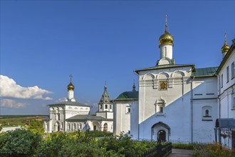 Assumption Kosmin Monastery in Nebyloye village, Russia. Church of the Transfiguration