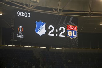 Football UEFA Europa League, 2024/25 season, matchday 4: TSG Hoffenheim v Olympique Lyon