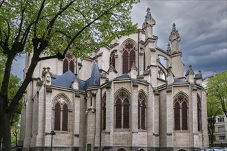 Church of the Redemption, Lyon, France. View from apse