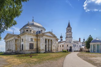 Courtyard in Boris and Gleb Monastery in Torzhok, Russia, Europe